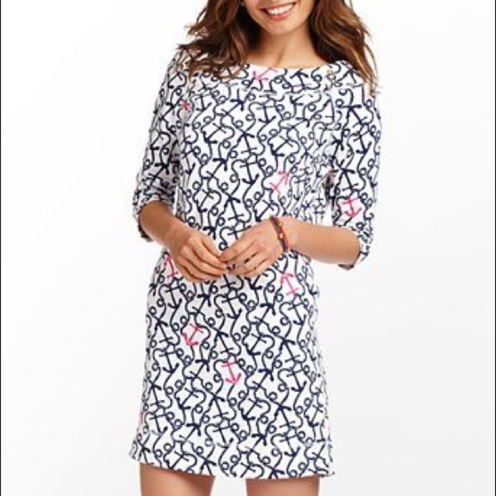 Lily Pulitzer Cassie Anchor Dress XS